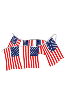 Cloth American Flag Pennant Cloth American Flag Pennant