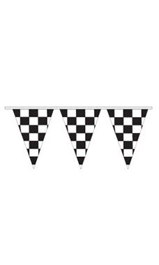 Checkered Triangle Pennant