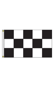 Horizontal Black/White Checkered Flag Horizontal Black/White Checkered Flag