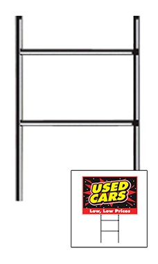 Curb Display Sign Holder Curb Display Sign Holder