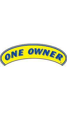 Arch Windshield Slogan Sticker - "One Owner" Arch Windshield Slogan Sticker - "One Owner"
