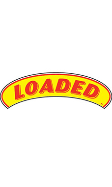 Arch Windshield Slogan Sticker - "Loaded" Arch Windshield Slogan Sticker - "Loaded"