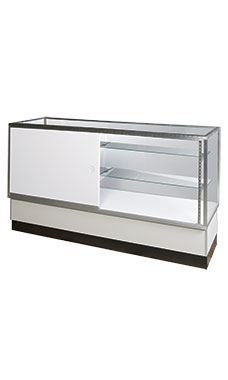 Metal Framed 6' Gray Display Cases
