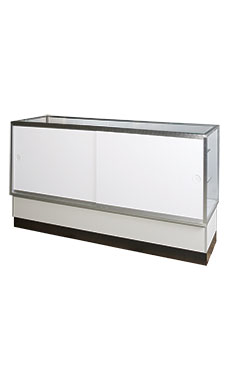 Metal Framed 6' Gray Display Cases