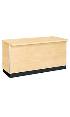 4' Maple Metal Framed Service Counters