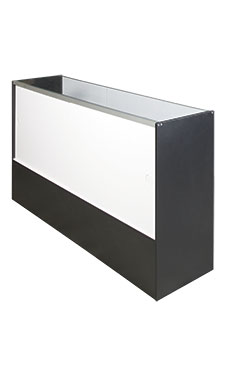 Black 70" Full Vision Economy Showcases