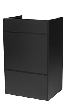 Well Top Register Stands in Black