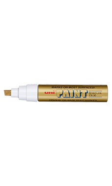 Metallic Gold Oil Based Paint Marker with 3/8 inch Tip Metallic Gold Oil Based Paint Marker with 3/8 inch Tip