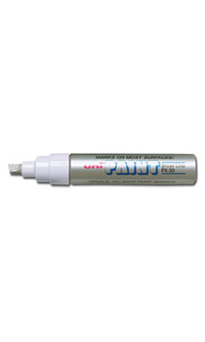 Metallic Silver Oil Based Paint Marker with 3/8 inch Tip Metallic Silver Oil Based Paint Marker with 3/8 inch Tip