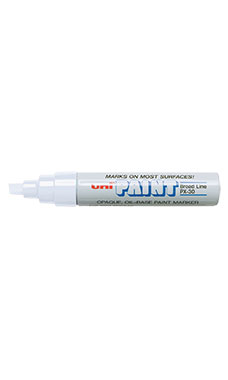 White Oil Based Paint Marker with 3/8 inch Tip White Oil Based Paint Marker with 3/8 inch Tip