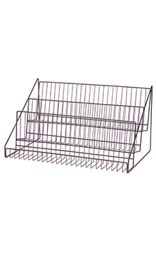 Made to Order Lavender Silver Vein 3-Tier Wire Countertop Rack Made to Order Lavender Silver Vein 3-Tier Wire Countertop Rack