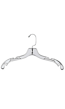 Light Weight 17 inch Clear Plastic Dress Hangers Light Weight 17 inch Clear Plastic Dress Hangers