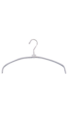 16" Rubberized Non-Slip Metal Hangers - White 16" Rubberized Non-Slip Metal Hangers - White