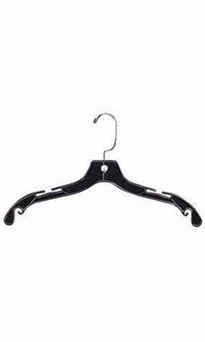 Heavy Weight 17 inch Black Plastic Dress Hangers Heavy Weight 17 inch Black Plastic Dress Hangers