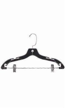 17" Black Plastic Suit Hangers 17" Black Plastic Suit Hangers