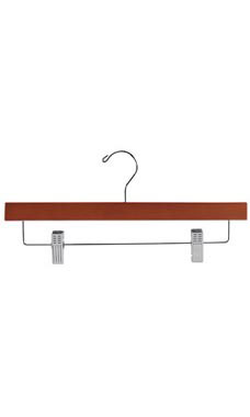 14" Cherry Wood Pants & Skirt Hangers