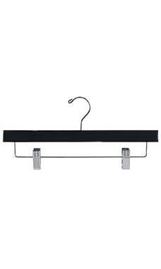 14" Black Wood Pants & Skirt Hangers