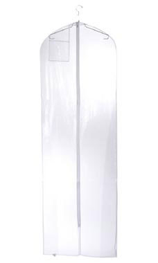 Zippered Bridal Gown Cover - Clear Zippered Bridal Gown Cover - Clear