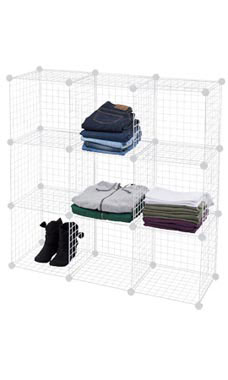 Cube Mini Grid Displays - White