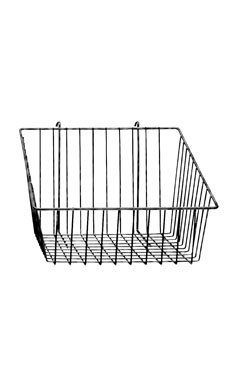 Made to Order 12" x 12" x 8" Mini-Grid Basket with 4" Front - Silver Vein Made to Order 12" x 12" x 8" Mini-Grid Basket with 4" Front - Silver Vein
