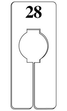 Rectangular Size Divider Size 28