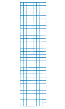 Made to Order 2' x 6' Wire Grid Panel - Blue Made to Order 2' x 6' Wire Grid Panel - Blue