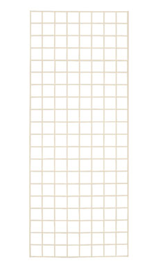 Made to Order 2' x 5' Wire Grid Panel - Stoney White