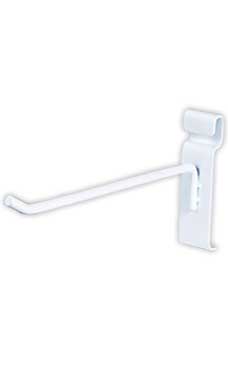 White Gridwall Peg Hooks - 8"