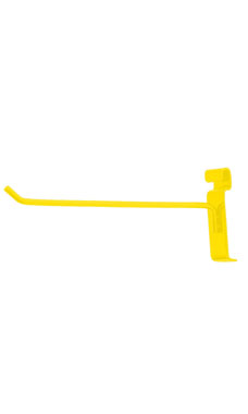 Made to Order 10" Wire Grid Peg Hook - Bright Yellow