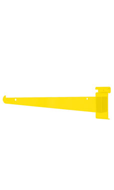 Made to Order 12" Wire Grid Shelf Bracket - Bright Yellow Made to Order 12" Wire Grid Shelf Bracket - Bright Yellow