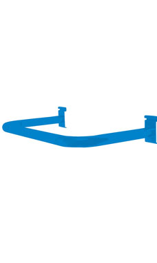 Made to Order U Shaped Wire Grid Hangrail - Blue