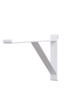 Contemporary Shelf Bracket White 12" Contemporary Shelf Bracket White 12"