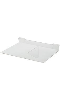 14"x10" Acrylic Shelves for Slatwall- Clear 14"x10" Acrylic Shelves for Slatwall- Clear