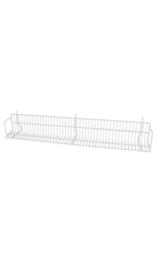 48"L x 6"D x 6½”H CD/DVD/Cassette Shelves- White 48"L x 6"D x 6½”H CD/DVD/Cassette Shelves- White