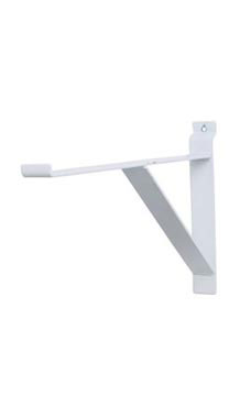 12" Contemporary Shelf Brackets for Slatwall White 12" Contemporary Shelf Brackets for Slatwall White