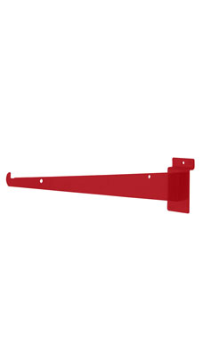 Made to Order 12" Slatwall Shelf Bracket - Berry Red Made to Order 12" Slatwall Shelf Bracket - Berry Red