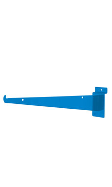 Made to Order 12" Slatwall Shelf Bracket - Blue Made to Order 12" Slatwall Shelf Bracket - Blue
