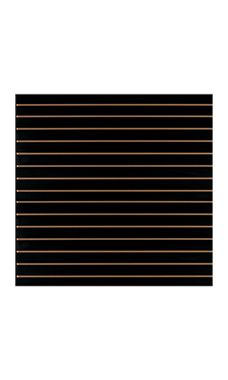 4 x 4 Black Slatwall Panel