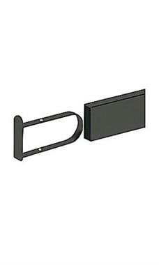 Flush End Cap For Dimensional Hangrail Flush End Cap For Dimensional Hangrail