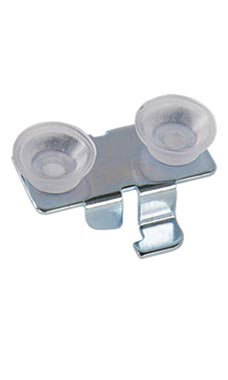 Rear/Center Lock-In Shelf Rests - Glass Rear/Center Lock-In Shelf Rests - Glass