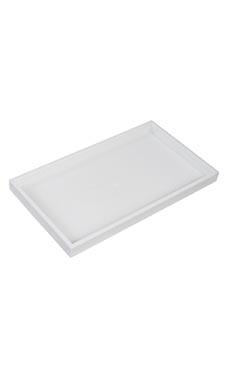 White Plastic Stackable Trays White Plastic Stackable Trays
