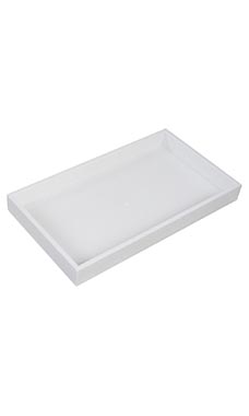 White Plastic Stackable Trays White Plastic Stackable Trays