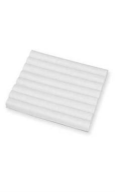 White Faux Leather Section Ring Inserts White Faux Leather Section Ring Inserts