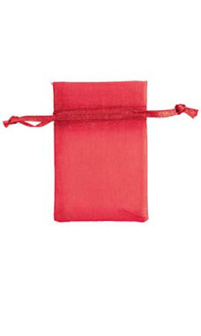Red Organza Bags 2" X 3"