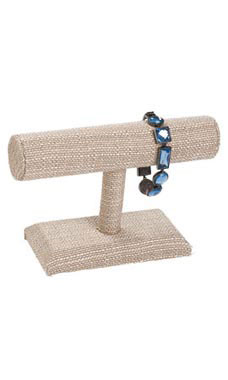 Small Linen 1-Tier Bar Display