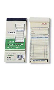 Carbonless Sales Books Carbonless Sales Books