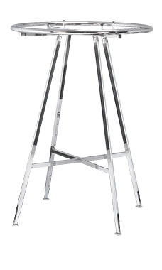Chrome Round Garment Racks Chrome Round Garment Racks