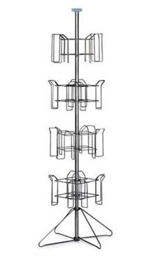 4-Tier Floor Standing Literature Rack 4-Tier Floor Standing Literature Rack