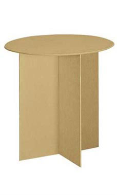 Round Display Table With Wood Finger Groove Legs Round Display Table With Wood Finger Groove Legs