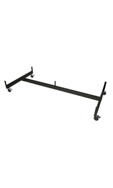 Made to Order 48"L Wire Grid Gondola Base with Casters - Silver Vein Made to Order 48"L Wire Grid Gondola Base with Casters - Silver Vein